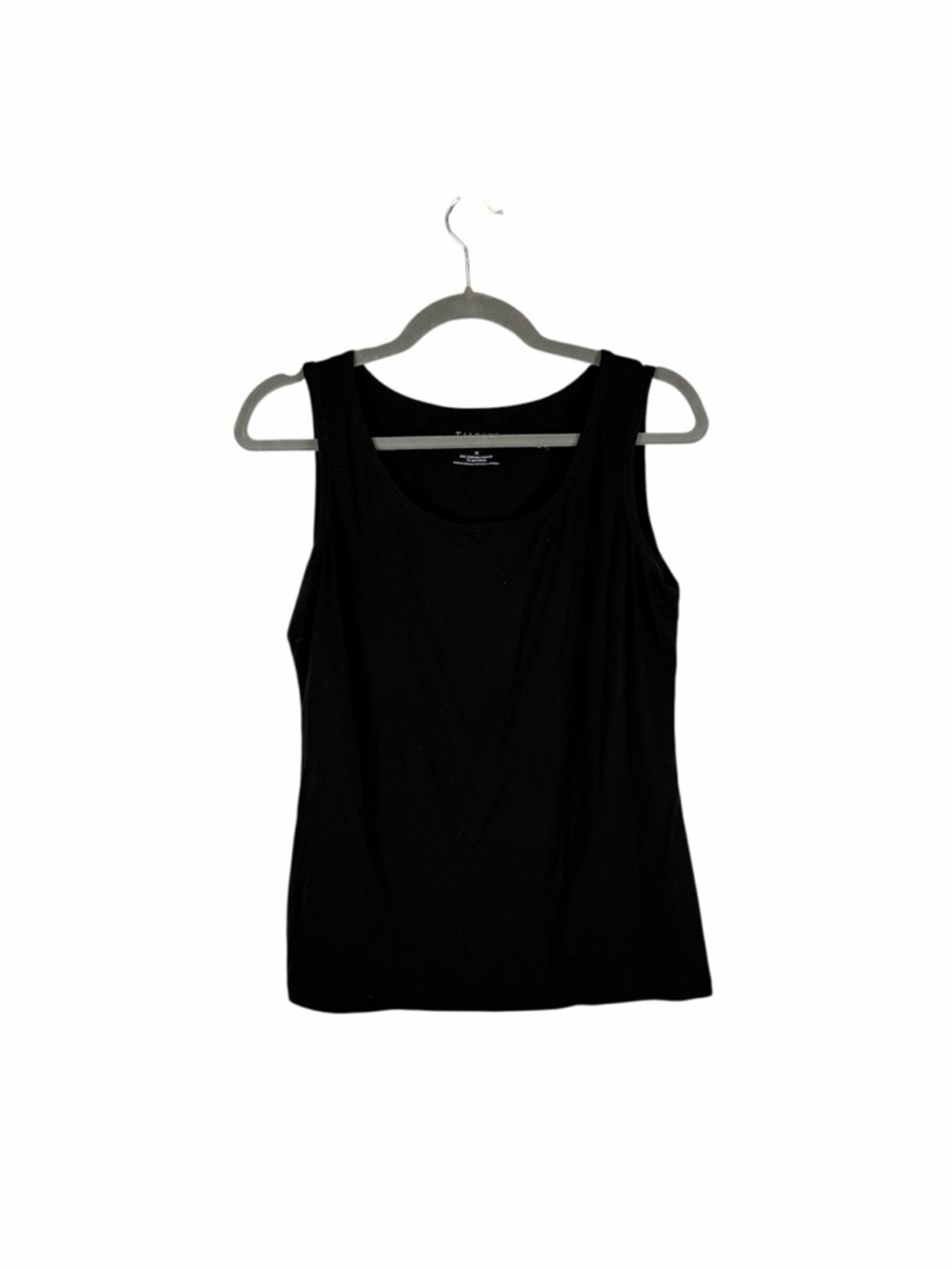 Talbots Stretch Weekend Black Tank Top Medium